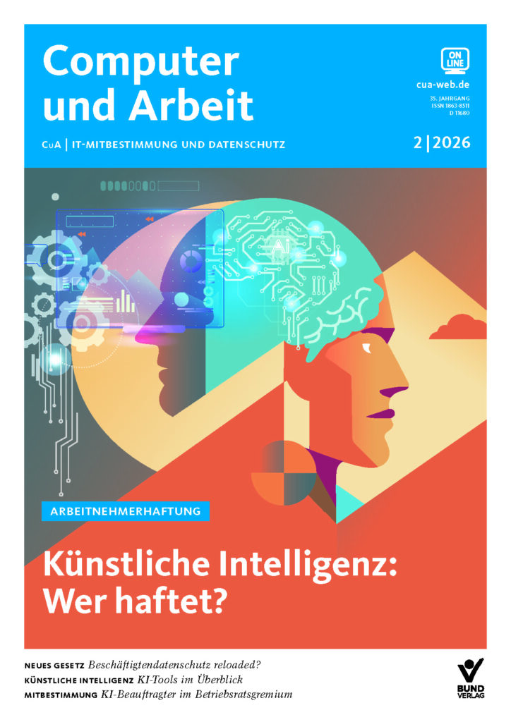 Veröffentlichungen von Mister Betriebsrat in der Computer und Arbeit Ausgabe 02/2026
